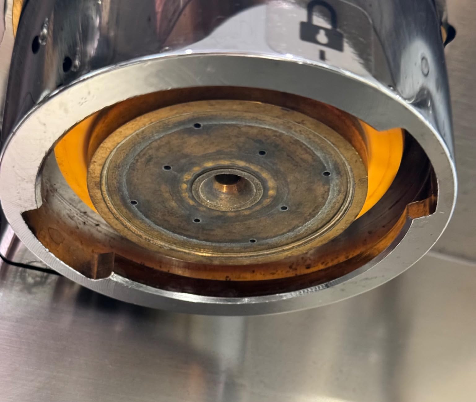 Normcore 58.5mm Puck Screen - 316 Stainless Steel with Titanium PVD Coating - Lower Shower Screen - Contact Screen - Reusable Metal Filter for Espresso Portafilter - 1.7mm Thickness 100 Micron Mesh customer photo 2