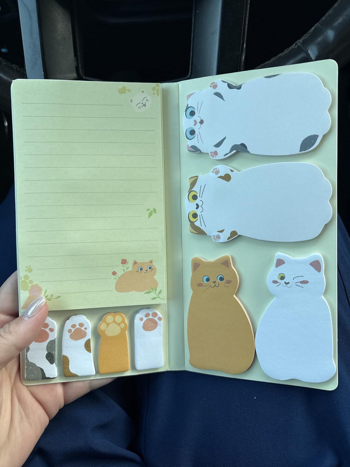 Hommie Dog Sticky Notes Set, Planner Sticky Note Dividers Tabs 300 Sheets, Cute Animals Shape Markers Flags Self-Stick Memo Pads for Dog Lovers Home Office School Supplies customer photo 2
