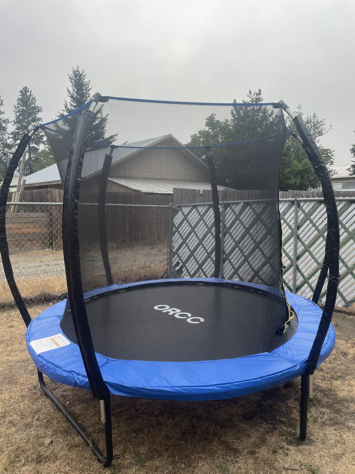 ORCC Kids Trampoline Outdoor 8FT 10FT 12FT 14FT 15FT 16FT with Enclosure, Non-Slip Ladder & Anti-Rust Coated Frame, 1200LBS Weight Capacity Recreational Backyard Large Trampoline for Kids & Adults customer photo 1
