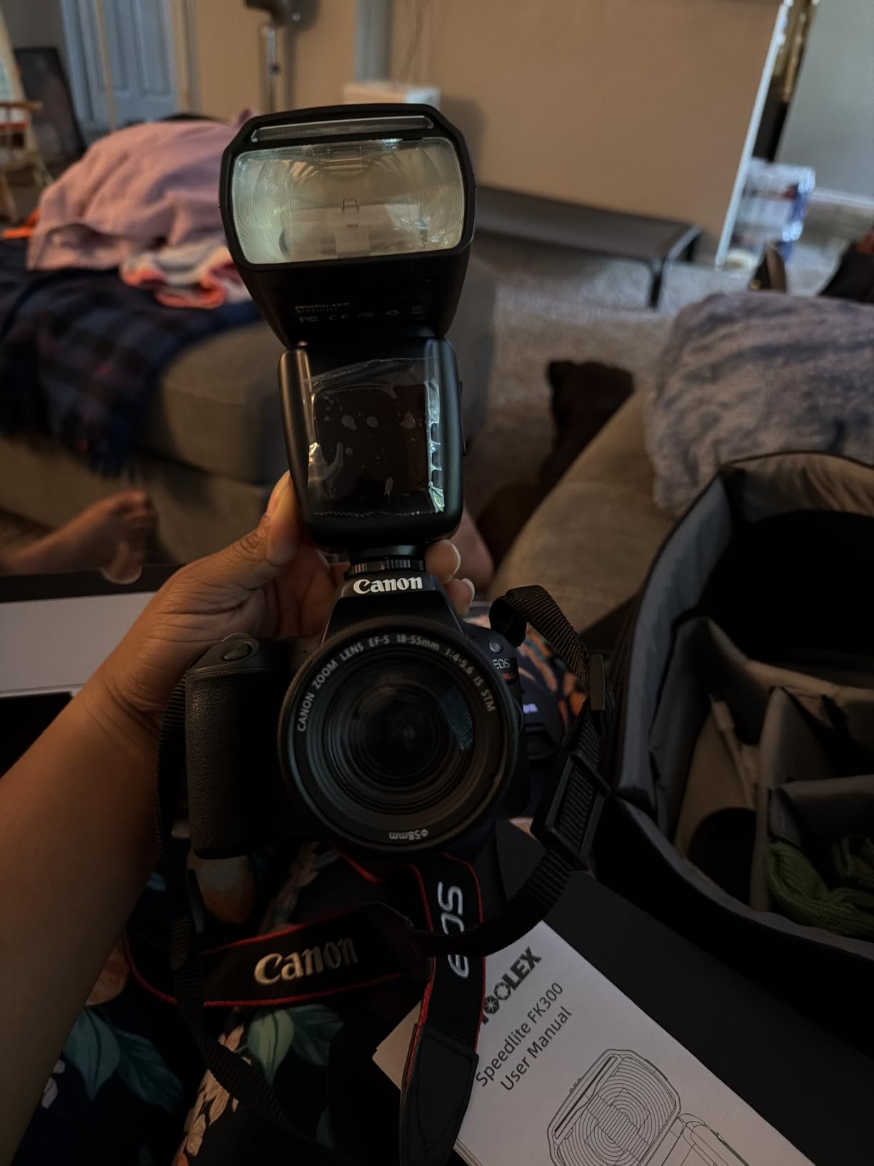 PHOTOOLEX Camera Flash Speedlite FK300, GN33, Manual S1/S2 Wireless | Universal single-contact hot shoe for Canon Nikon Sony Fujifilm Olympus. 8-level power. Metal mount customer photo 2