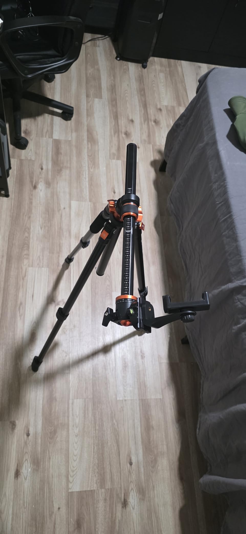 K&F CONCEPT 90''/230cm Ultra High Horizontal Overhead Camera Tripod customer photo 2