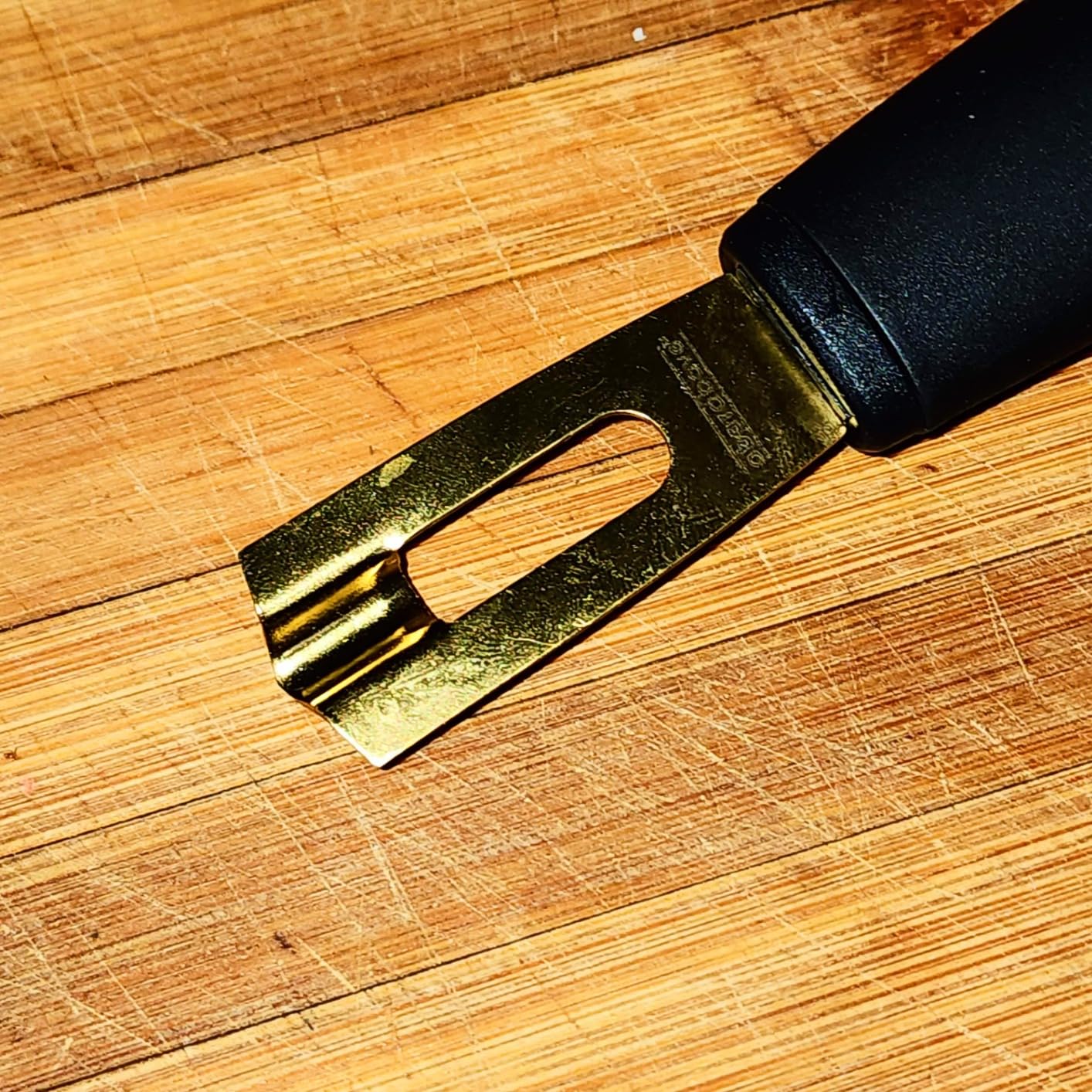 A Bar Above Channel Knife, Black Ergonomic Handle Stainless Steel Blade customer photo 1