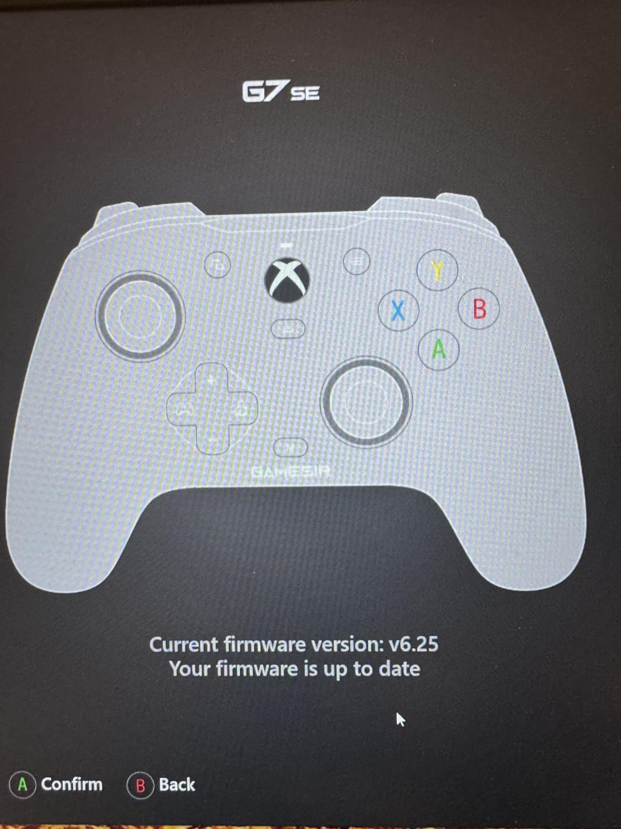 GameSir G7 SE Wired Controller for Xbox Series X|S, Xbox One & Windows 10/11, Plug and Play Gaming Gamepad with Hall Effect Joysticks/Hall Trigger, 3.5mm Audio Jack (White) customer photo 1