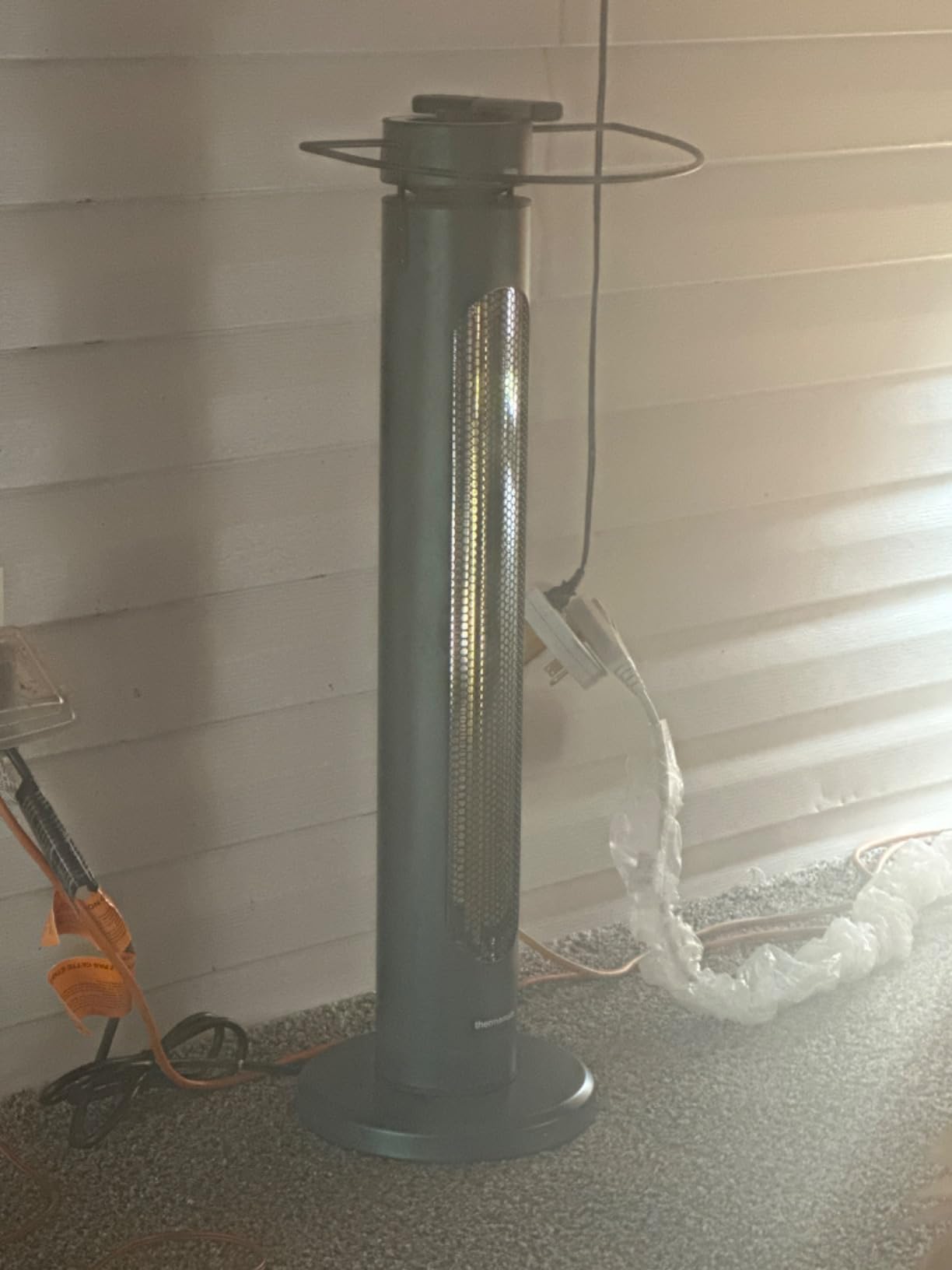 ThermoMate Electric Patio Heater, 1500W IP65 Outdoor/Indoor Infrared Heater with Remote, 8 Heating Levels 8-Hour Timer & Oscillation, Tip-over Protection for Garage Backyard Restaurant customer photo 1