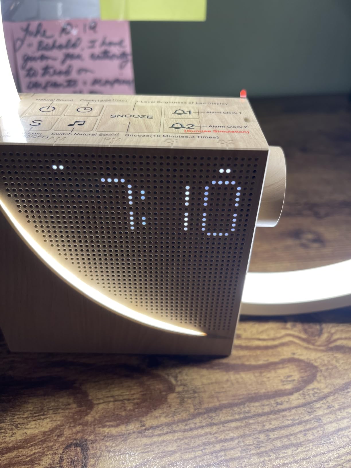 Vivilumens Sunrise Alarm Clock with Sound Machine for Heavy Sleepers Adults customer photo 1
