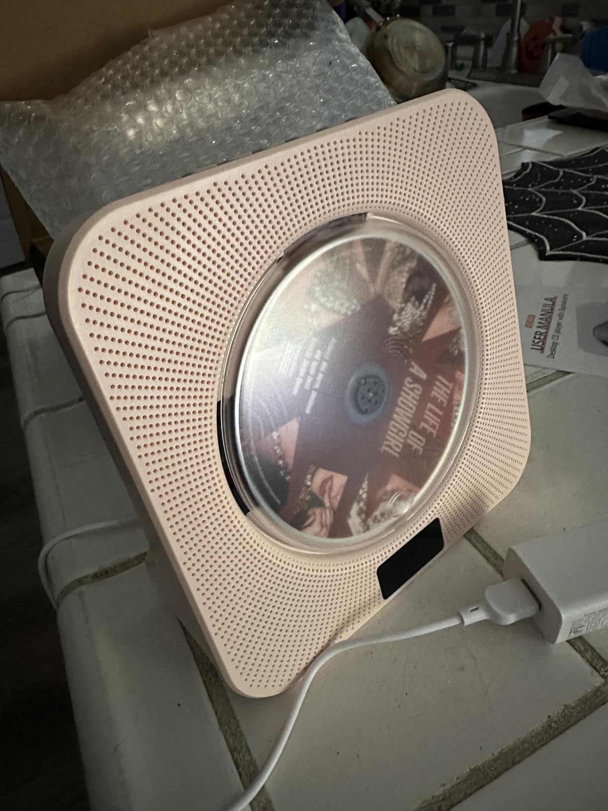 ROADOM Portable CD Player with Bluetooth, Hi-Fi Speakers & FM Radio customer photo 2