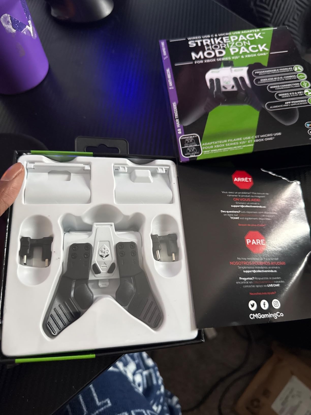 Collective Minds Strike Pack Horizon M.O.D. Pack – Precision Paddle Controller Mod compatible with Xbox Series X|S and Xbox One, App-Enhanced Gaming with Anti-Recoil M.O.D.s, and Effortless Control customer photo 2