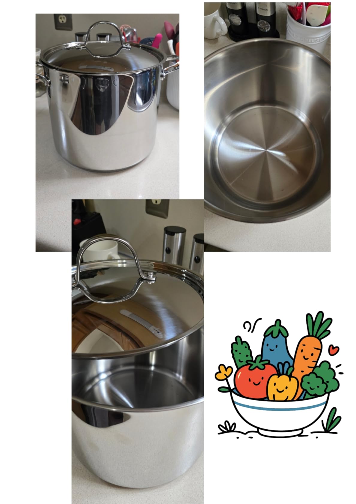 Cooks Standard 6 Quart Stainless Steel Stock Pot - Induction Deep Cookware customer photo 1