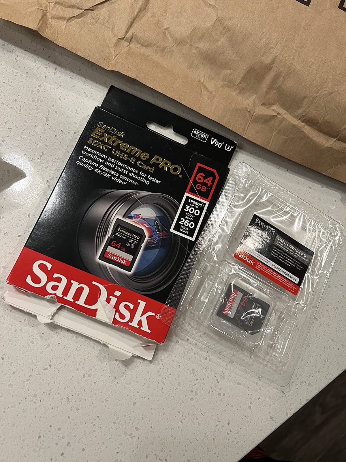 SANDISK 512GB Extreme PRO SDXC UHS-II Memory Card - C10, U3, V90, 8K, 4K, Full HD Video, SD Card - SDSDXDK-512G-GN4IN customer photo 1