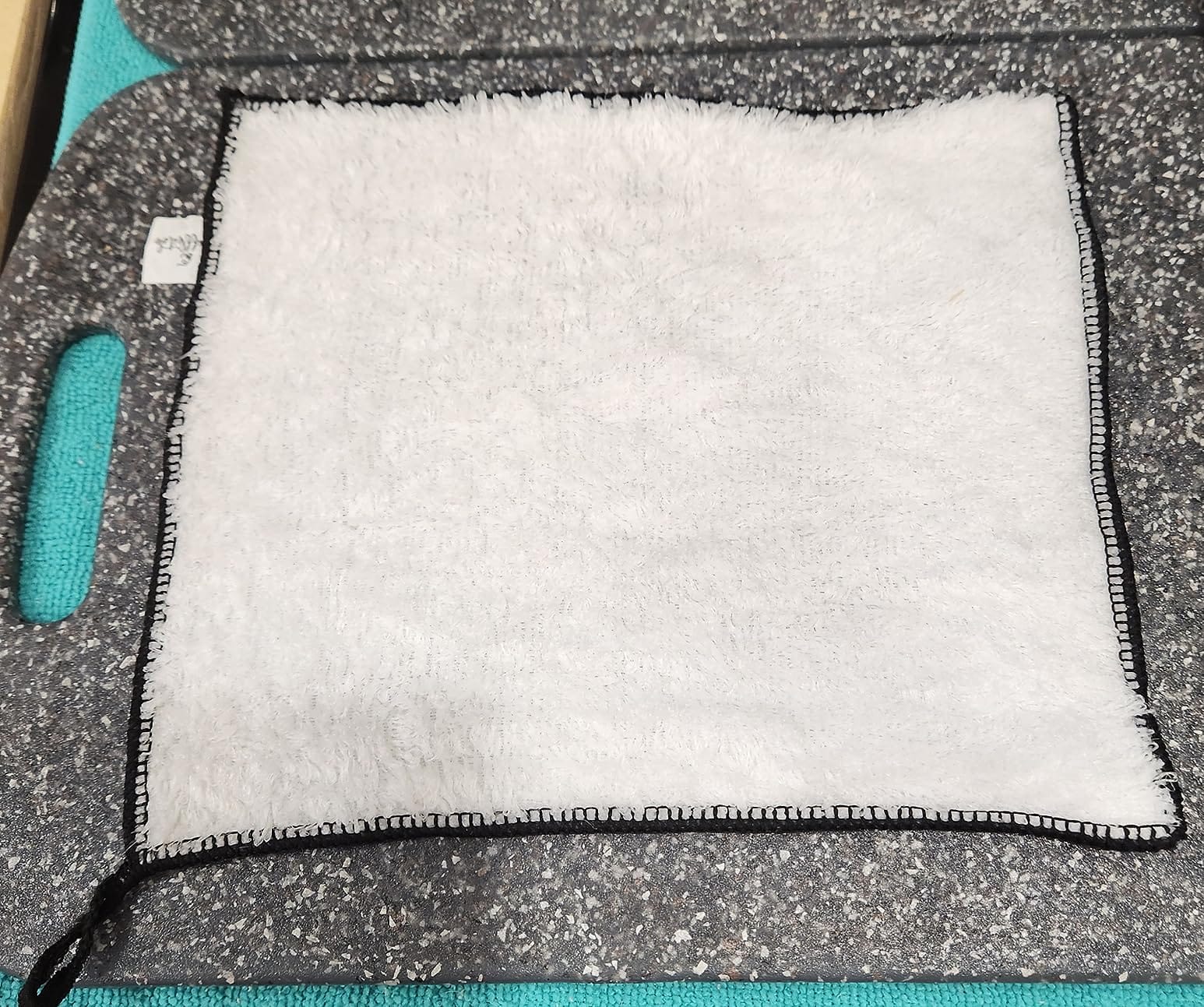 Whiffkitch Dishcloths Kitchen Dishrag Cleaning Scrub Reusable 6pk 6x7in customer photo 1