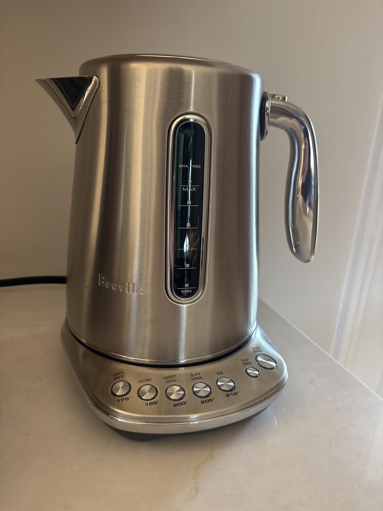 Breville BKE845BST Smart Kettle Luxe Water Boiler, Black Stainless Steel customer photo 2