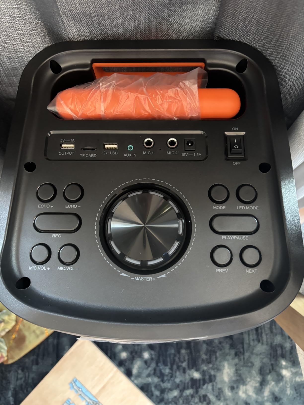 24”Karaoke Machine For Adults, 600W Peak,Dual 8