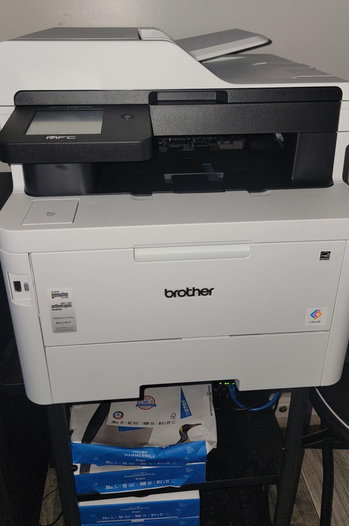 Brother MFC-L3780CDW Wireless Digital Color All-in-One Printer customer photo 1