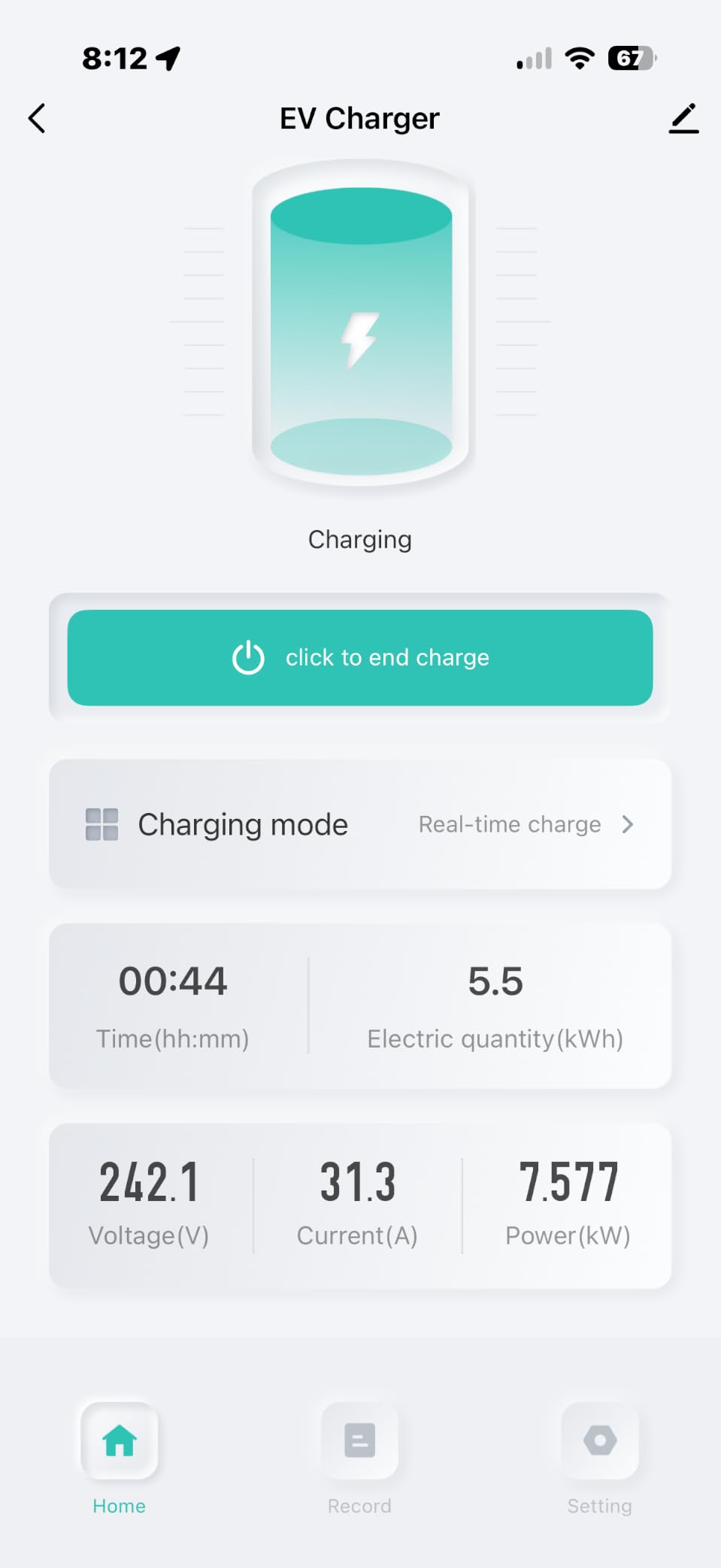 AIMILER Level 2 Electric Vehicle (EV) Charger(WIFI APP/Plug-play), 32A, 25ft Cable ETL Certified, 220V-240V NEMA 14-50P Plug EVSE w/ J1772 Connector, Portable EV Car Charging Stations for Home Level 2 customer photo 2