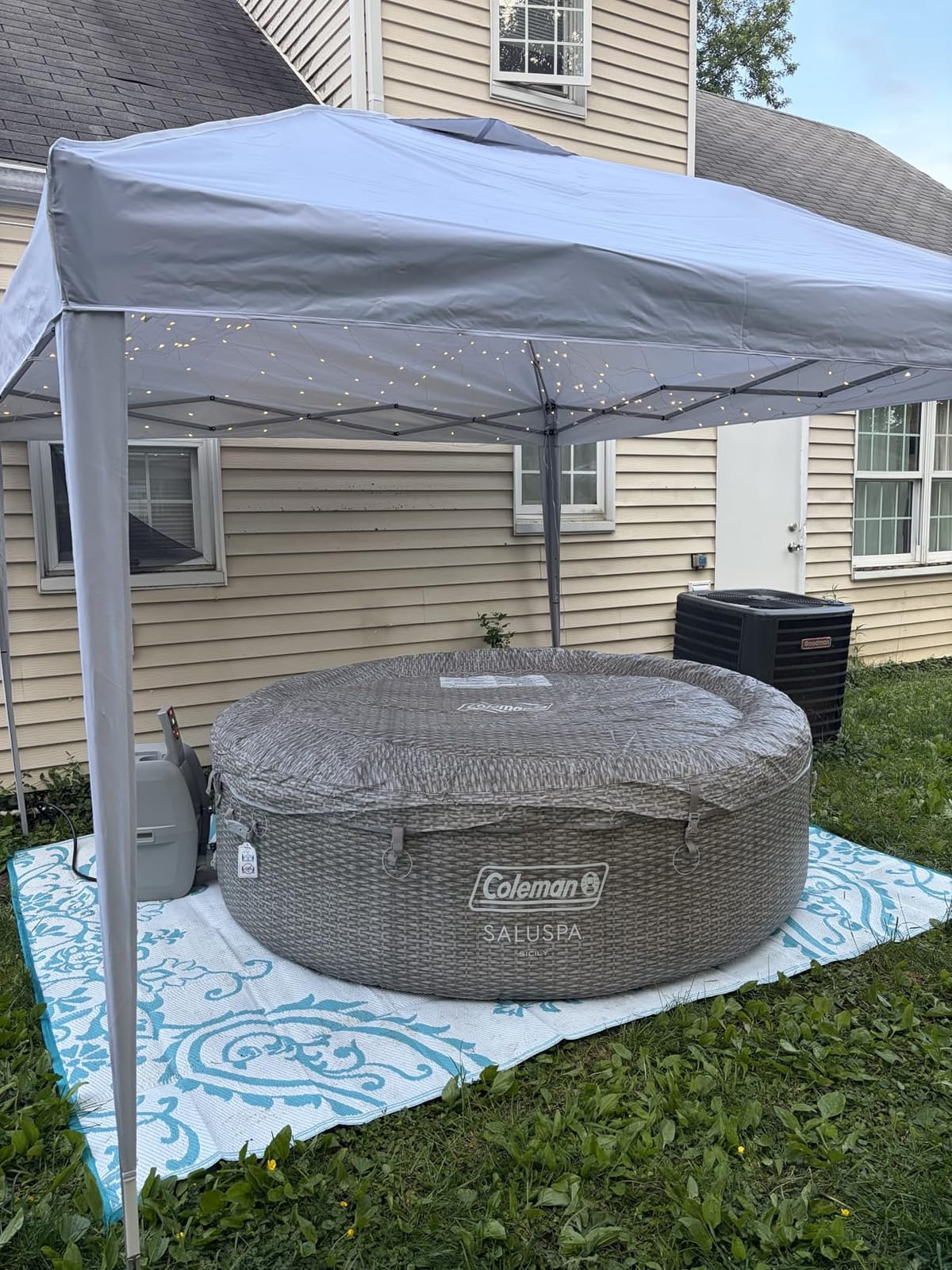 Coleman SaluSpa Sicily Energy-Efficient 5-7 Person Inflatable Hot Tub customer photo 2