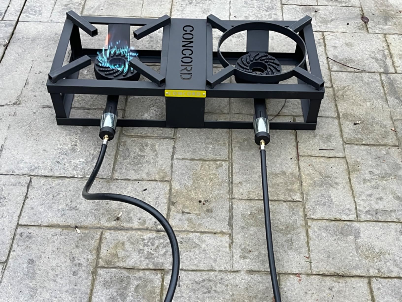 CONCORD THE BLOCK BURNER MAX Double Propane Outdoor Burner. 200,000 Total BTU. Wok Burner. Great for Home Brewing, Stir Frying, Camping, Tailgating, and More! customer photo 2