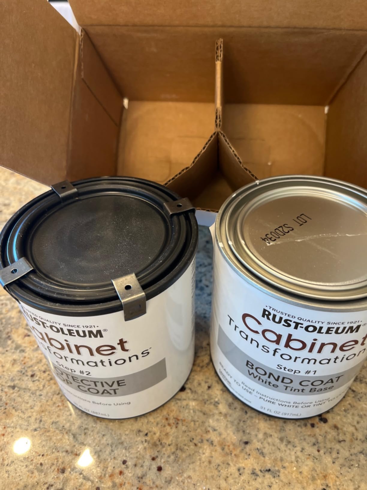 Rust-Oleum Cabinet Transformations Complete Coating Kit, Pure White customer photo 1