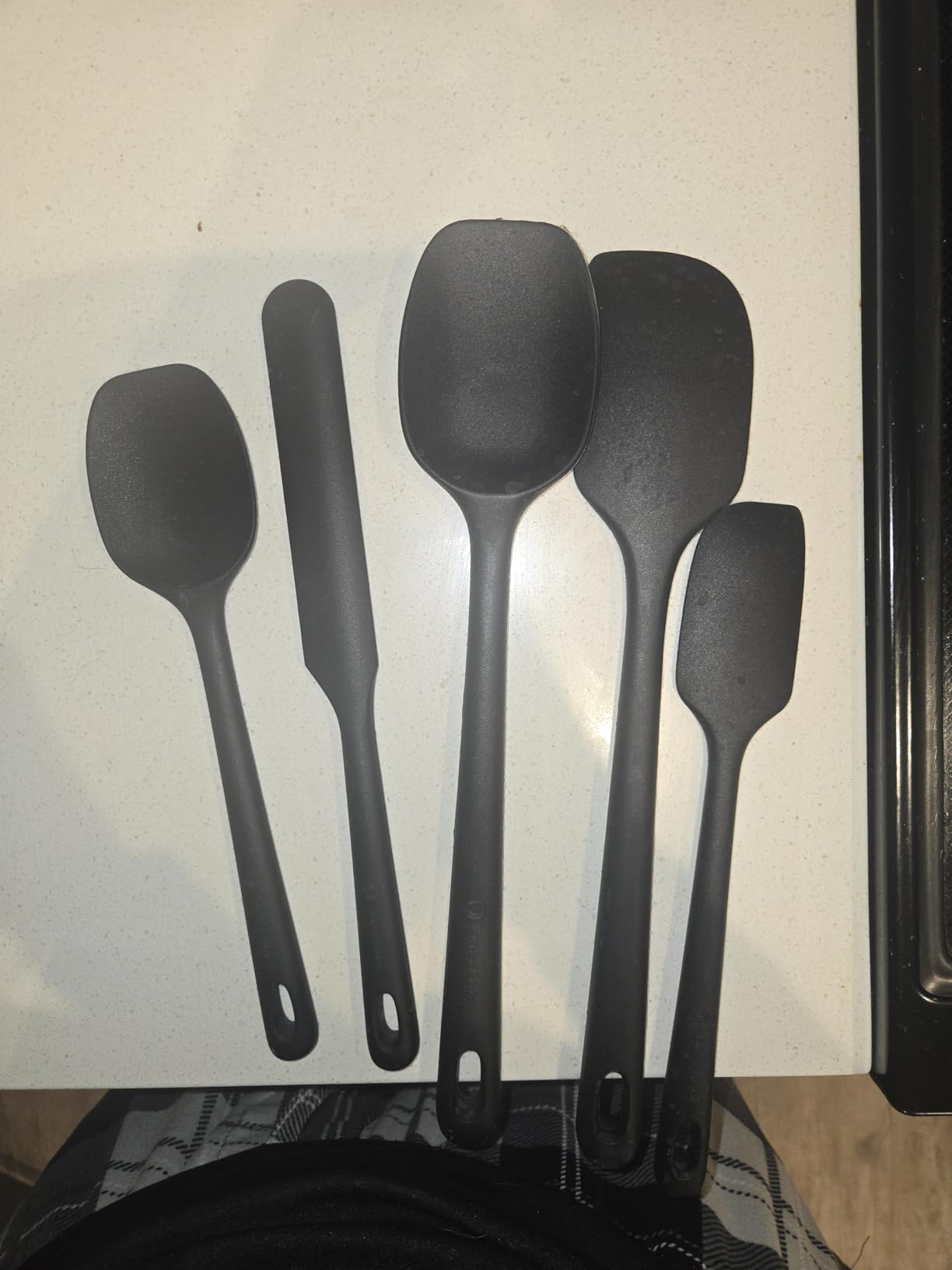 ChefAide 5 Pieces Silicone Spatulas Set, Heat Resistant Rubber Spatula customer photo 1