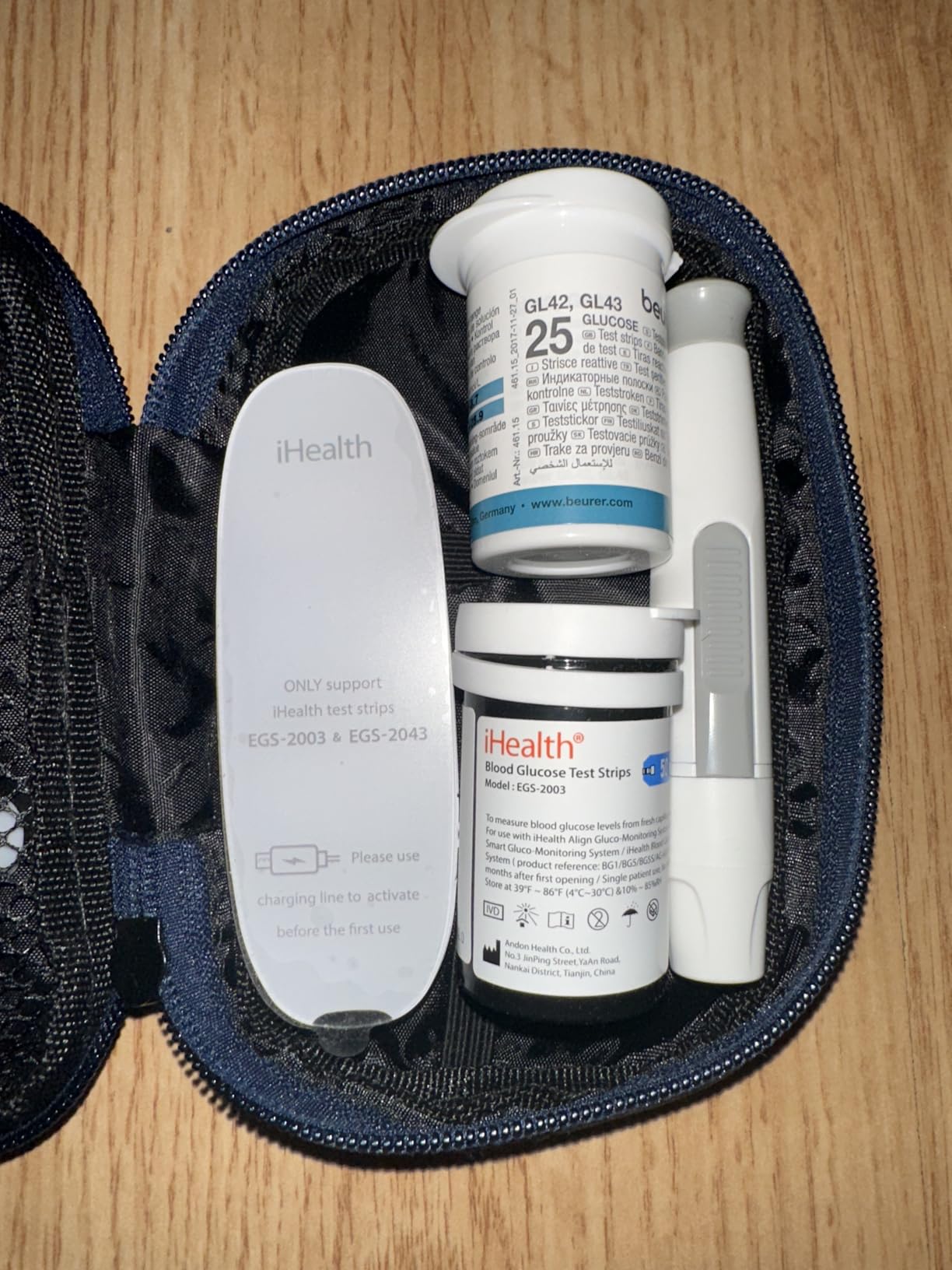 iHealth Gluco+ Wireless Smart Glucose Monitor Kit, 100 Strips & 100 Lancets | Free Smart App, Unlimited Data Storage, High Accuracy, Home Blood Sugar Tracking, Daily Diabetes Management customer photo 2