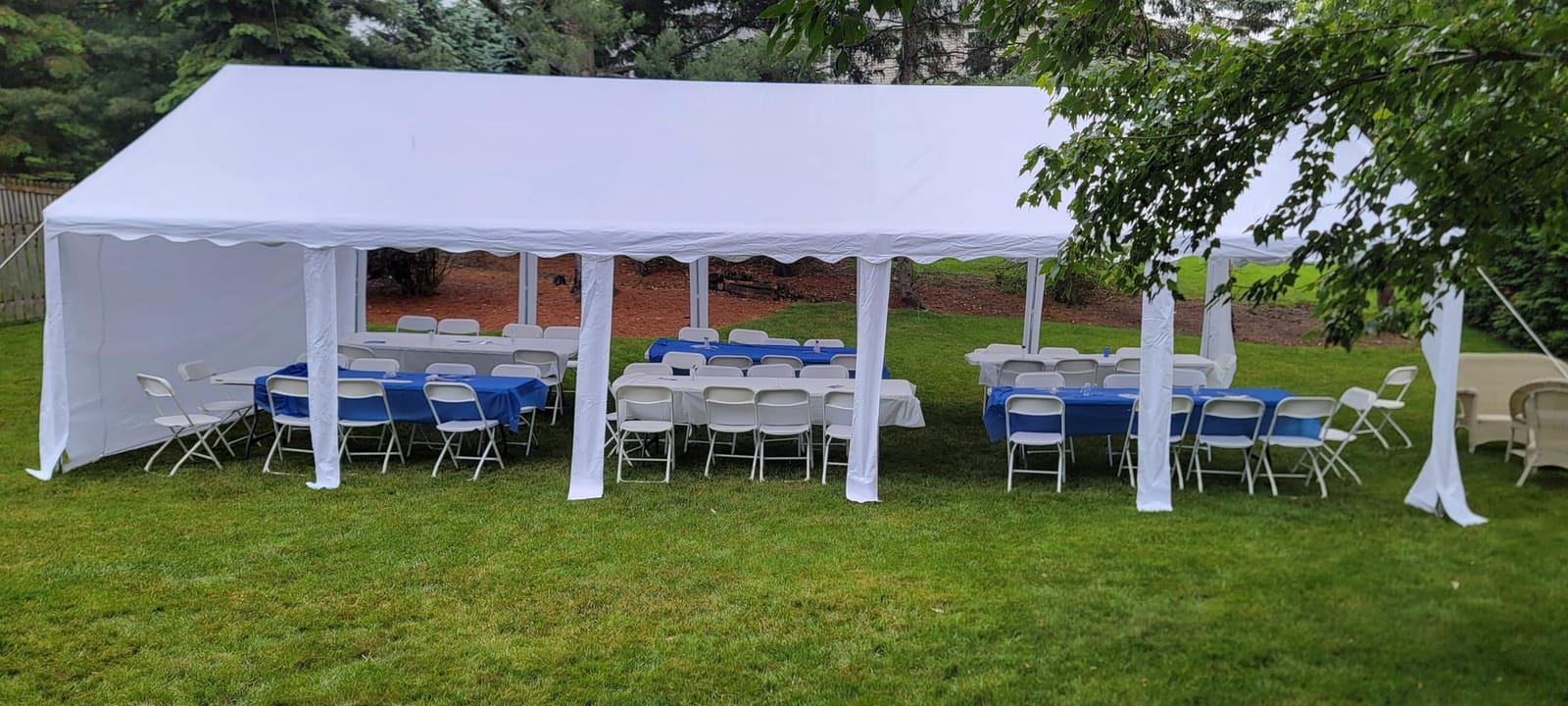 GREEN PARTY 20x40 ft Party Tent Heavy Duty, Outdoor Wedding Commercial Tent customer photo 1