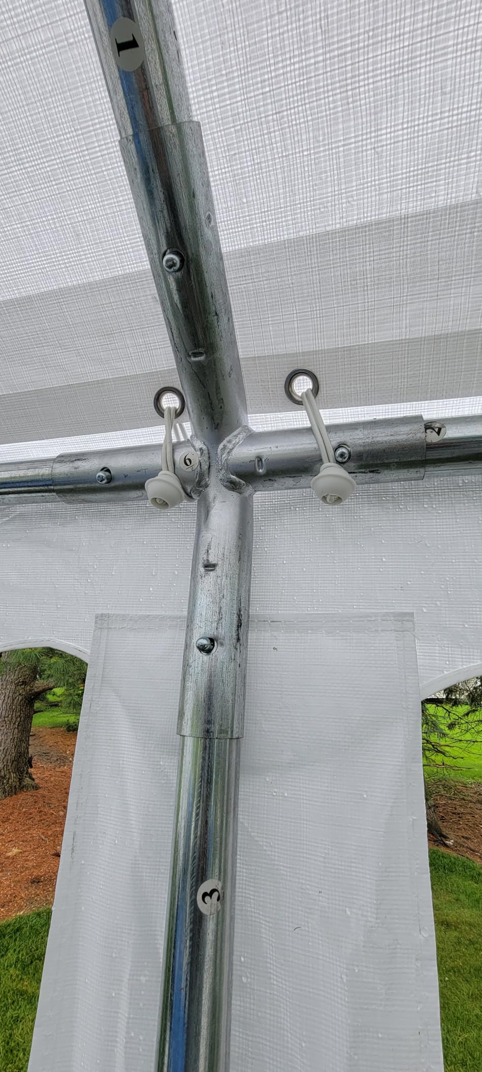GREEN PARTY 20x40 ft Party Tent Heavy Duty, Outdoor Wedding Commercial Tent customer photo 2