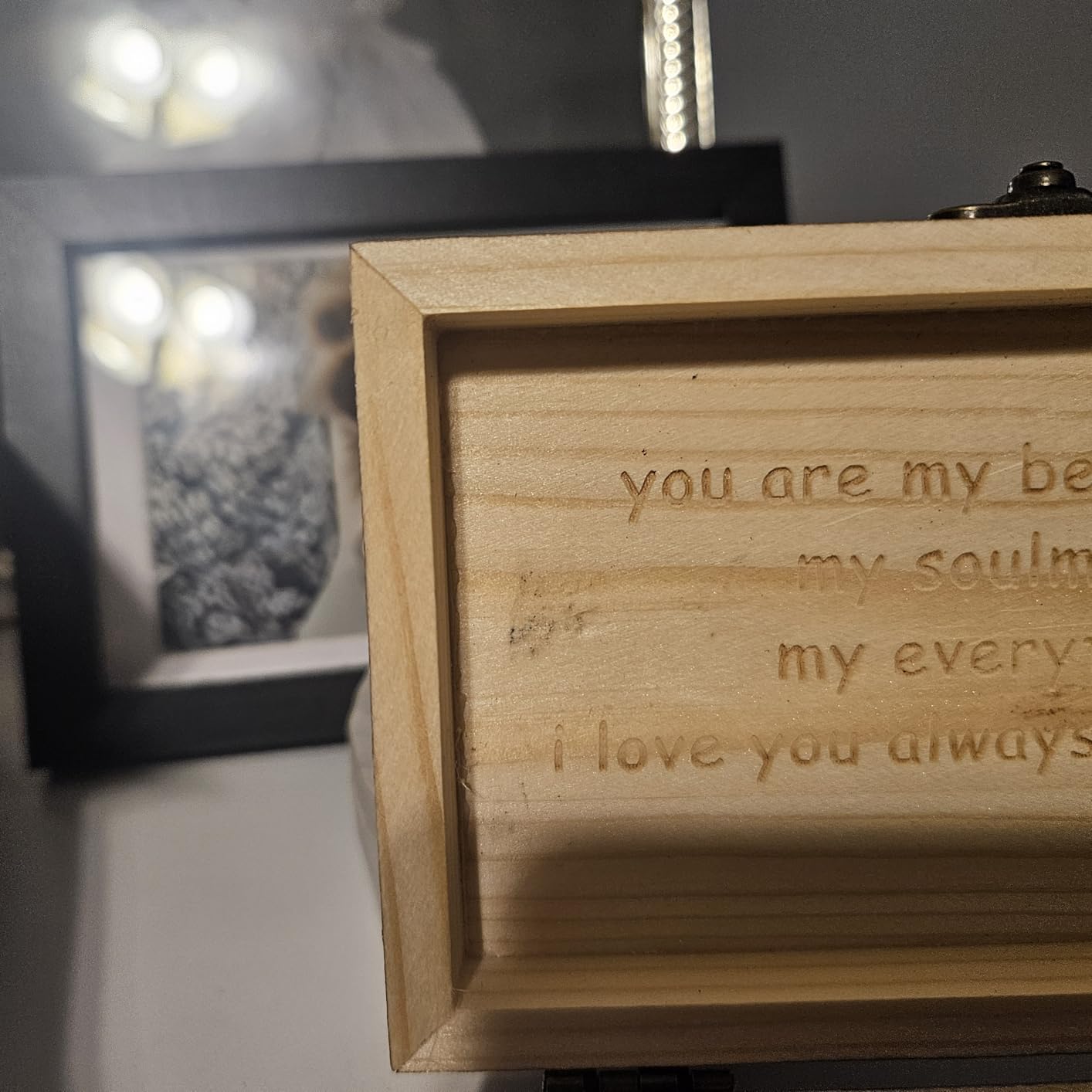 Titorld Gifts for Men Dad Him Fathers Day, Anniversary Birthday Gifts ideas for Boyfriend Husband, Engraved Pocket Knife, Wooden Handle Folding Knife with Wood Box 7.8 Inch customer photo 2