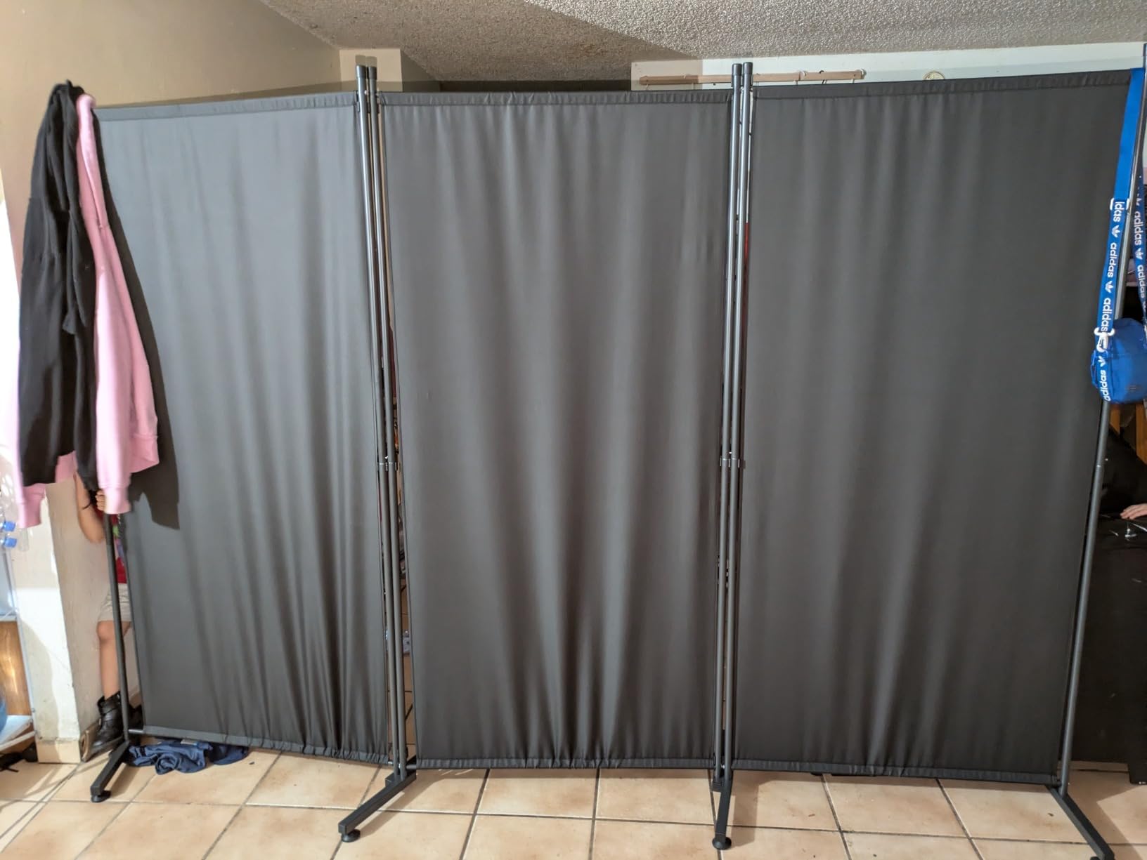 Room Divider 6 Panel-132''Wide Folding Privacy Screen, Large Partition Wall customer photo 1