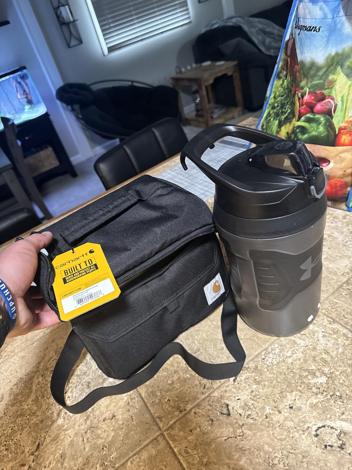 Carhartt Insulated 12 Can Cooler Black | Two Compartment Lunch Box Durable, Fully-Insulated Lunch Bag for Women & Men, Large Lunchbox customer photo 2