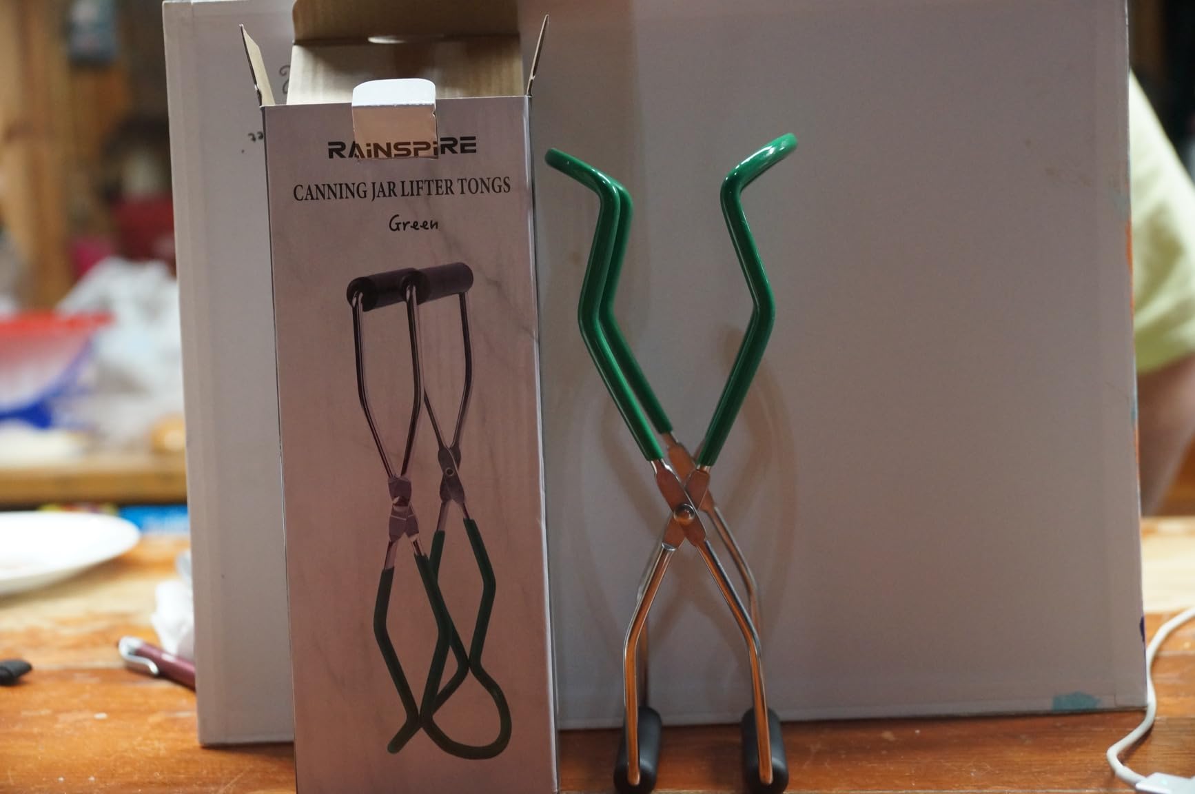 Upgraded Heavy Duty Canning Tongs Jar Lifter Sturdy Stainless Steel Black customer photo 2
