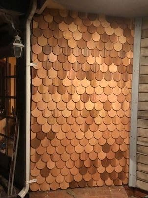MasterCut Round Decorative Cedar Shingles 104 Pieces customer photo 2