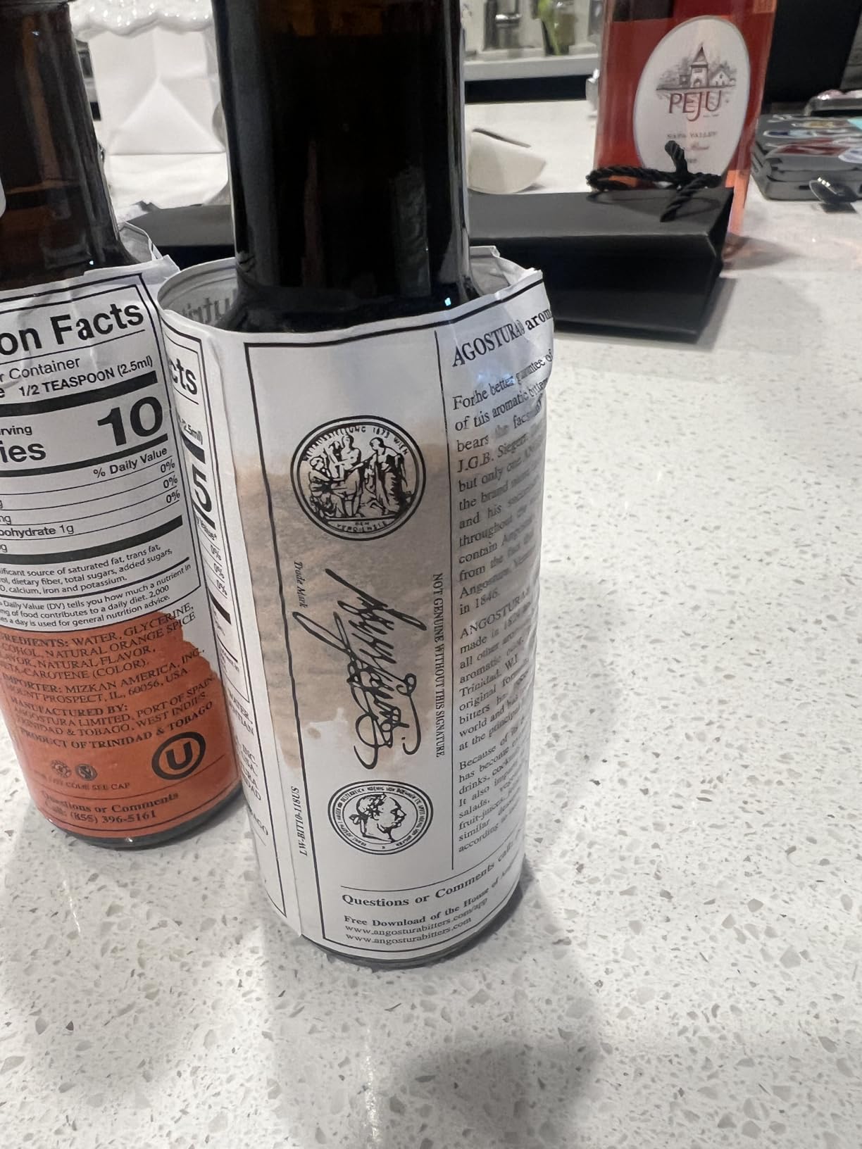 Kingston: Angostura Bitters Original and Orange Bitters (Combo- Pack) - 4oz Bottles, Aromatic and Citrus Infused. Bundled in Kingston safe packaging customer photo 1
