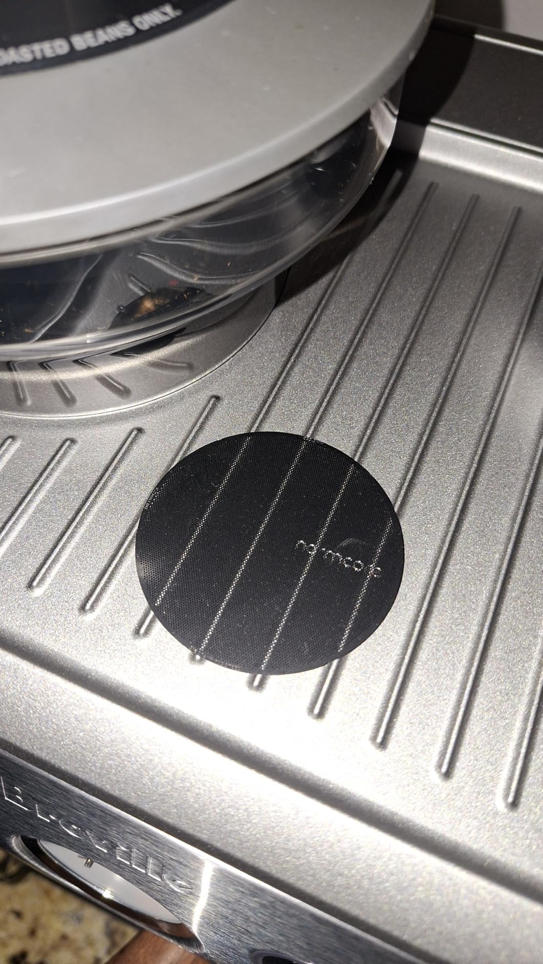 Normcore 53.3mm Puck Screen, 0.8mm Thickness, Lower Shower Screen, Reusable Metal Filter for Breville Sage 54mm Portafilter Basket, 316 Stainless Steel customer photo 1