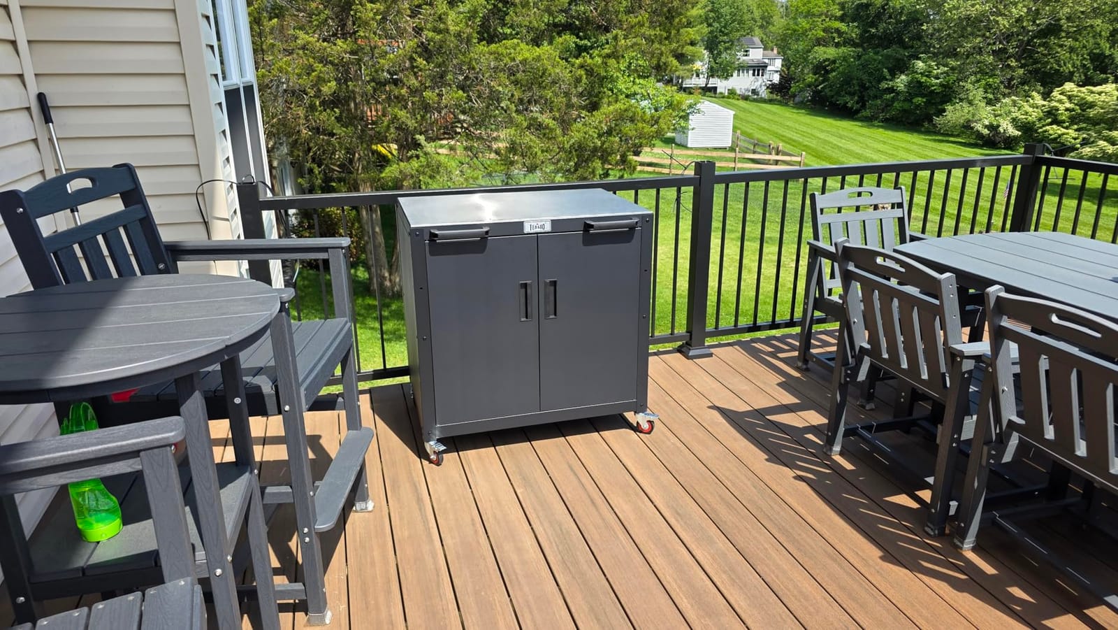 Feasto Modular Outdoor Kitchen Island with Storage and Stainless Steel Top customer photo 1