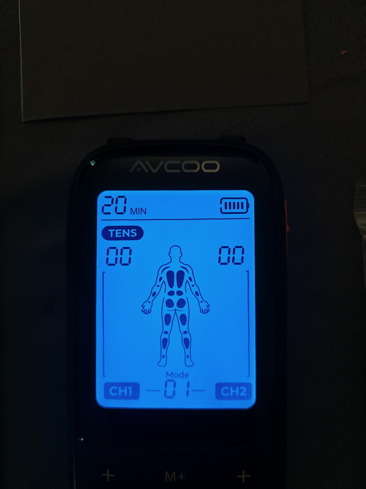 AVCOO 3-in-1 TENS Unit Muscle Stimulator with 30 Modes for Pain Relief | 40 Intensities TENS Machine for Drug-Free & Gradual Back Pain Relief Therapy, EMS Unit Massager with 12 TENS Electrode Pads customer photo 1