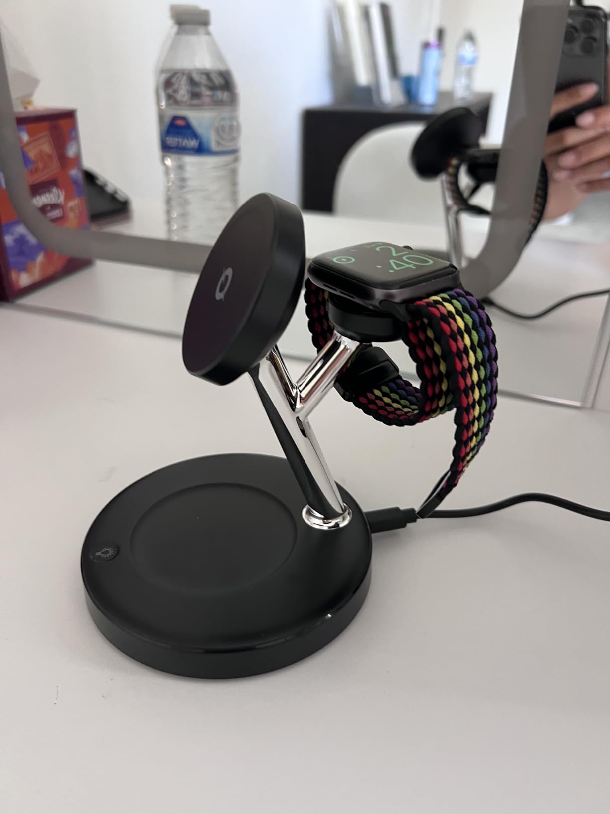 3 in 1 Mag-Safe Wireless Charger Stand for iPhone Apple Watch AirPods customer photo 2