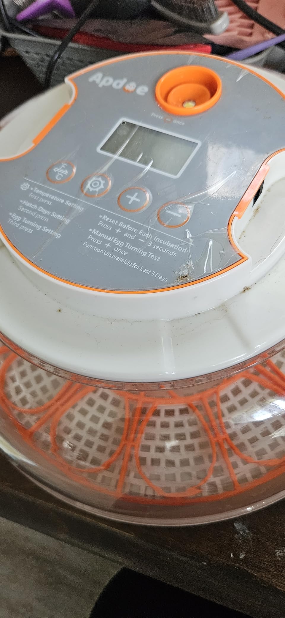 APDOE Egg Incubators for Hatching Eggs, Temperature and Humidity Control, Automatic Egg Turning, Egg Candler, External Water Bottle, Air Vent, for Chicken, Duck & Quail Eggs, 12 Eggs customer photo 2