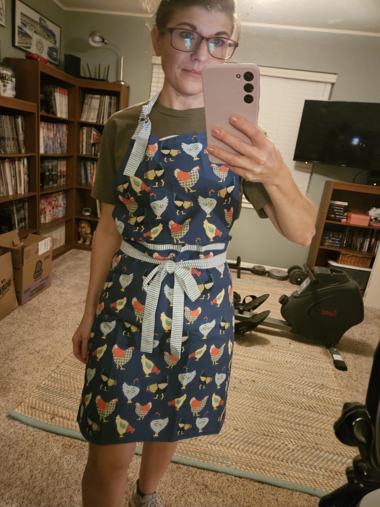 Maison d' Hermine Aprons for women with Pocket 100% Cotton (27.50