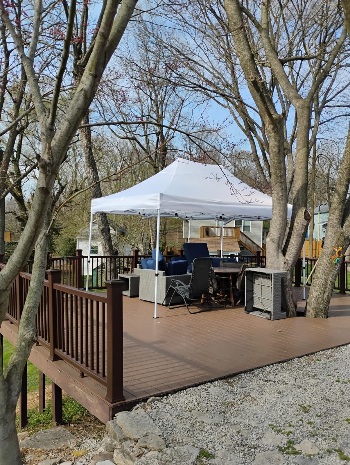 CROWN SHADES 10x20 Commercial Pop Up Canopy Tent with Sidewalls, White customer photo 1