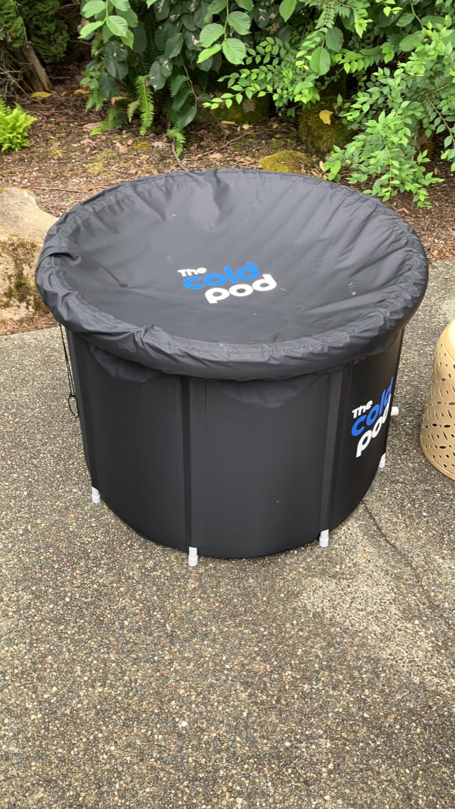 The Cold Pod Ice Bath Tub for Athletes with Cover: 88 Gallons Cold Plunge Tub for Recovery, Multiple Layered Portable Ice Bath Plunge Pool customer photo 1