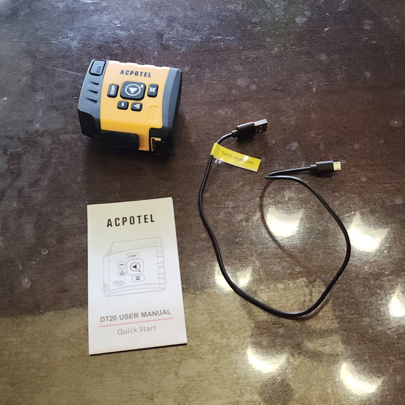 ACPOTEL Digital Tape Measure 16ft, LCD Display, 6 Metric & Imperial Units customer photo 1