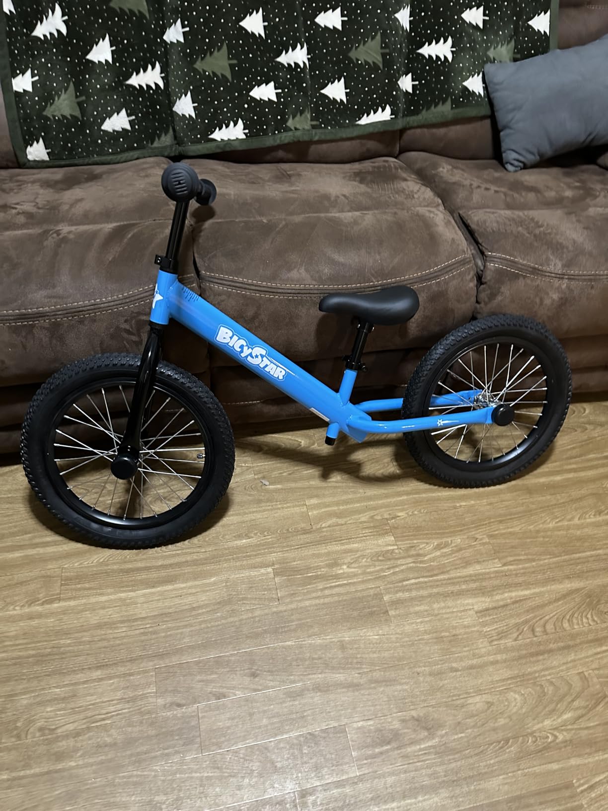 bicystar 16 Inch Balance Bike for Kids 5-8 with Air Tires customer photo 2