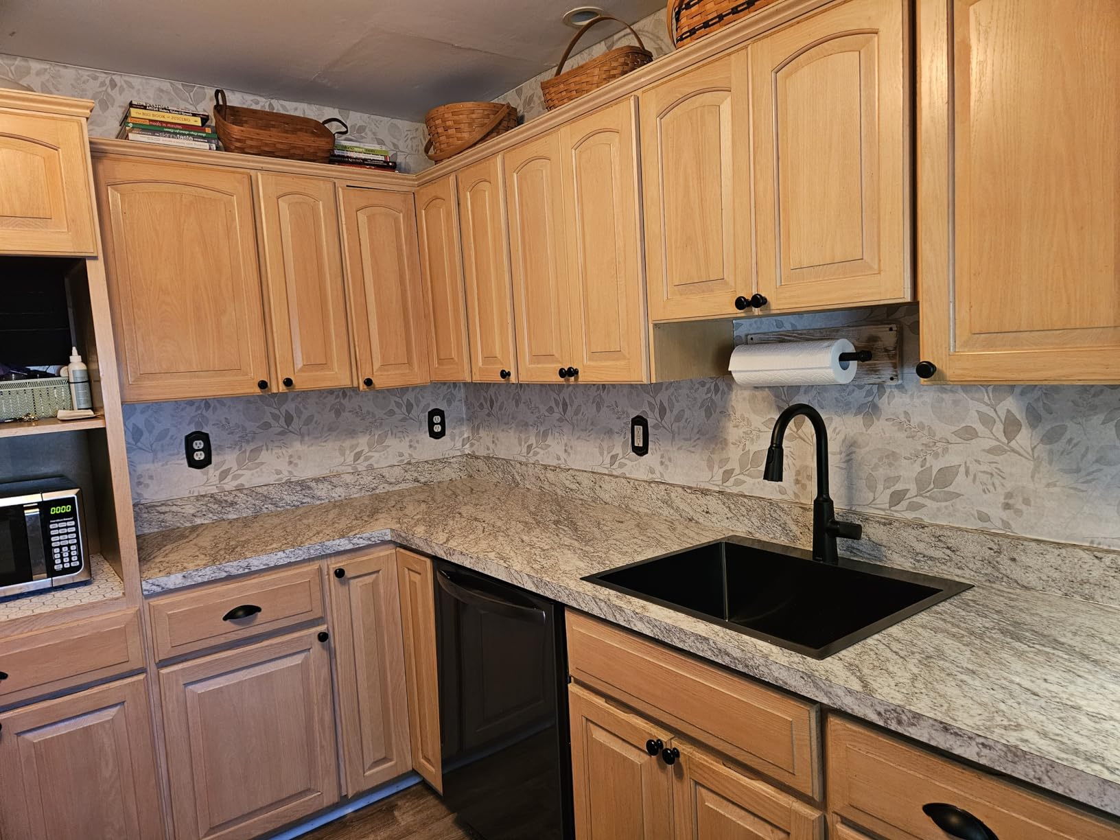 SHACO 22x18 Inch Black Drop In Kitchen Sink, Gunmetal Black Stainless Steel customer photo 1