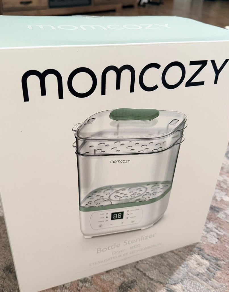 Momcozy Bottle Sterilizer and Dryer, 8-in-1 Electric Steam Baby Bottle Sterilizer for Baby Bottles, Baby stuffs & Breast Pump Accessories | 8-Bottles Capacity, for Baby food, Pump Parts & Baby Essentials, Multi-Function Sterilizer and Dryer for Busy Parents customer photo 2