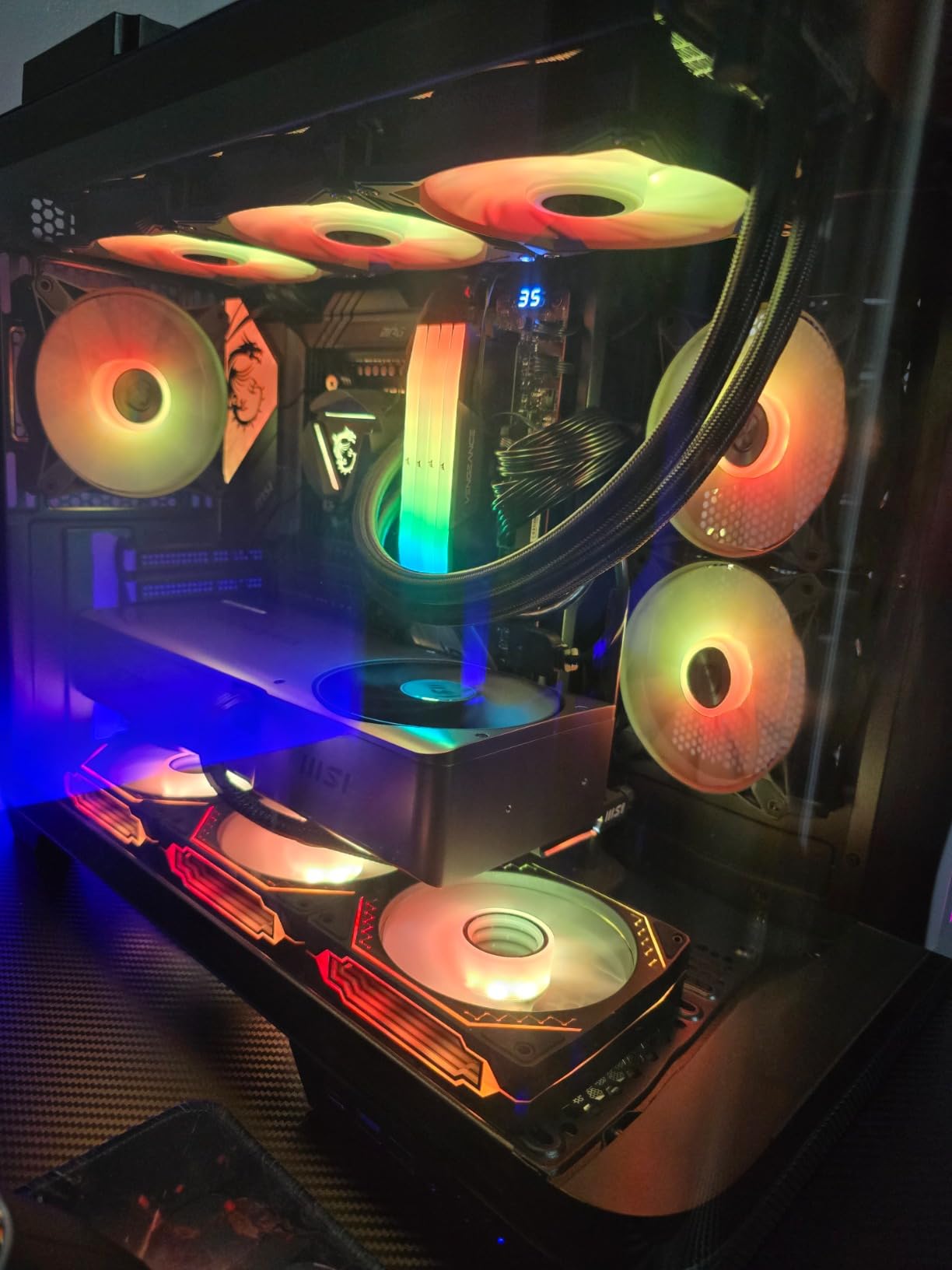 MSI Gaming RTX 4080 Super 16G Expert Graphics Card (NVIDIA RTX 4080 Super, 256-Bit, Extreme Clock: 2625 MHz, 16GB GDRR6X 23 Gbps, HDMI/DP, Ada Lovelace Architecture) customer photo 1