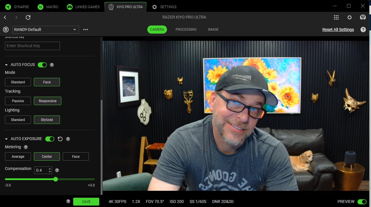Razer Kiyo Pro Ultra 4K Webcam, Large Sensor, Built-in Mic and Shutter customer photo 1