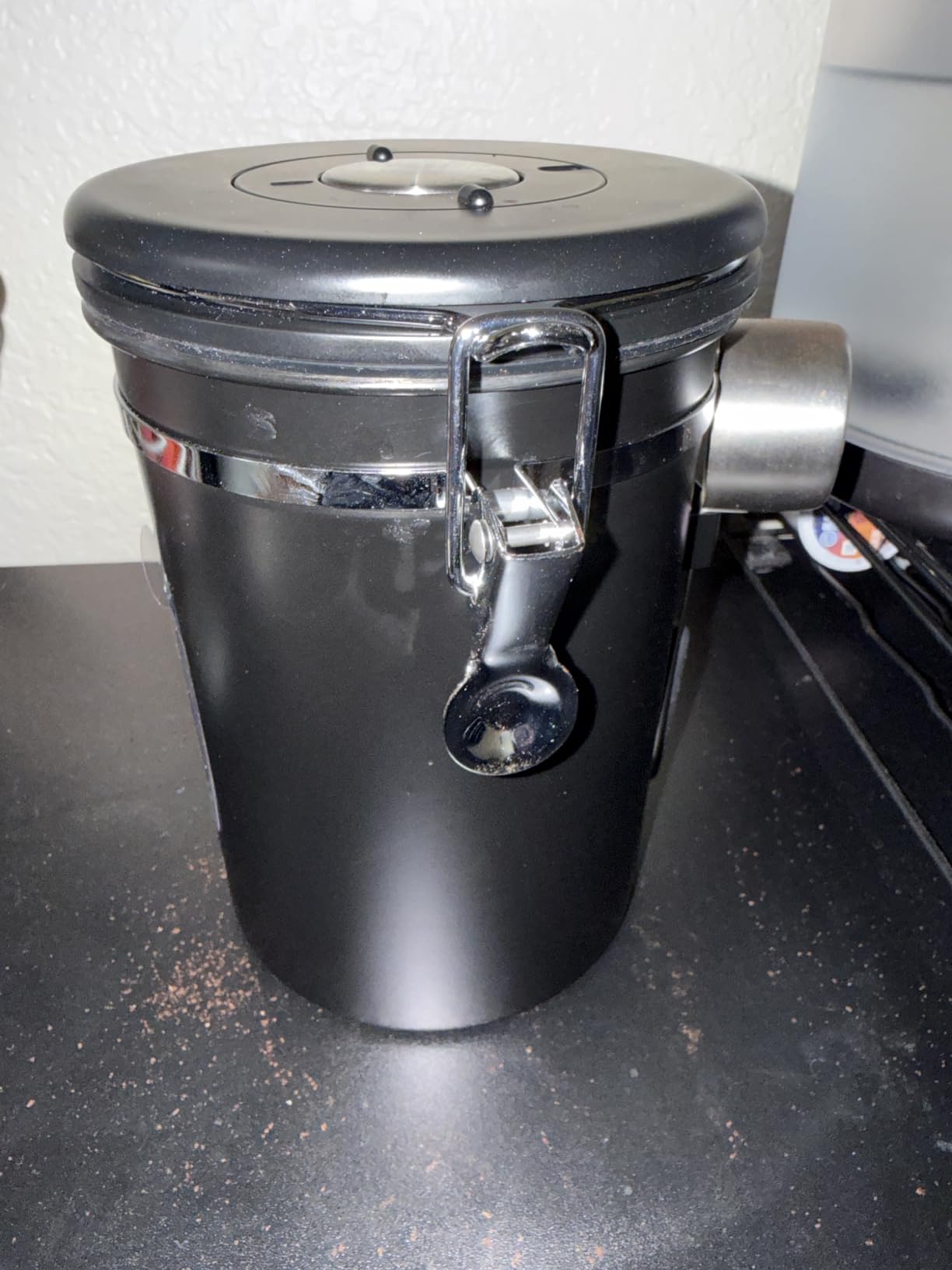Veken Coffee Canister with Window, Airtight Stainless Steel Container, 22OZ customer photo 2