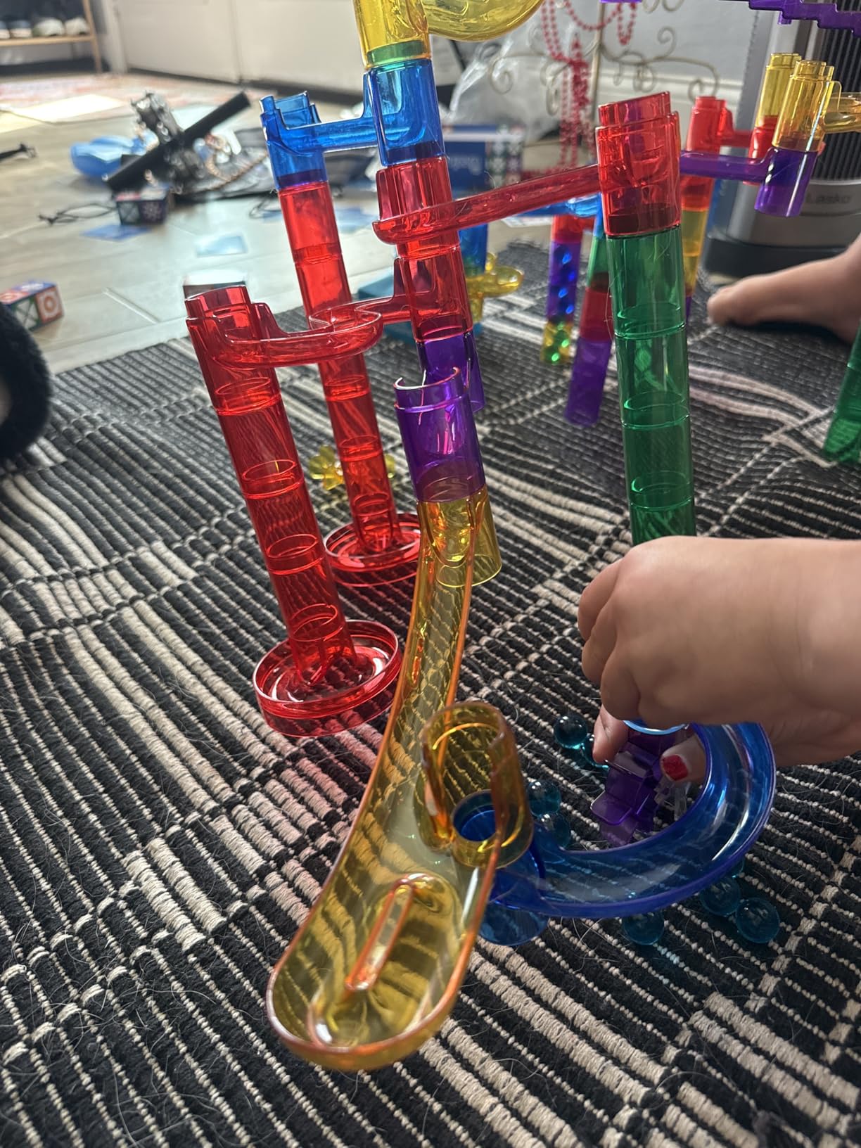 National Geographic Motorized Marble Run 150-Piece Building Set for Kids customer photo 2