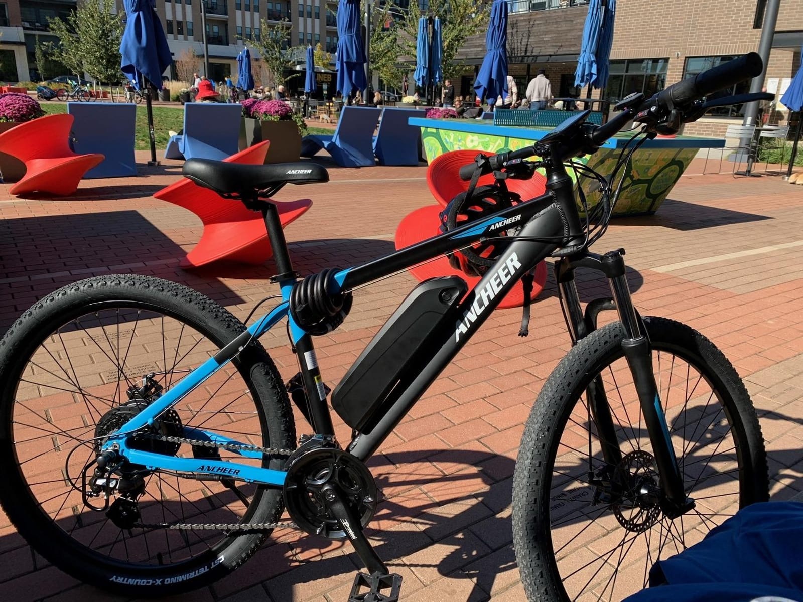 ANCHEER Electric Bike for Adults, Peak 750W Ebike, 3 Hours Fast Charge, 60 Miles Electric Bicycle with 48V/499Wh Battery, 27.5 '' Hummmer Electric Mountain Bike with LCD Display, 21 Speed customer photo 1