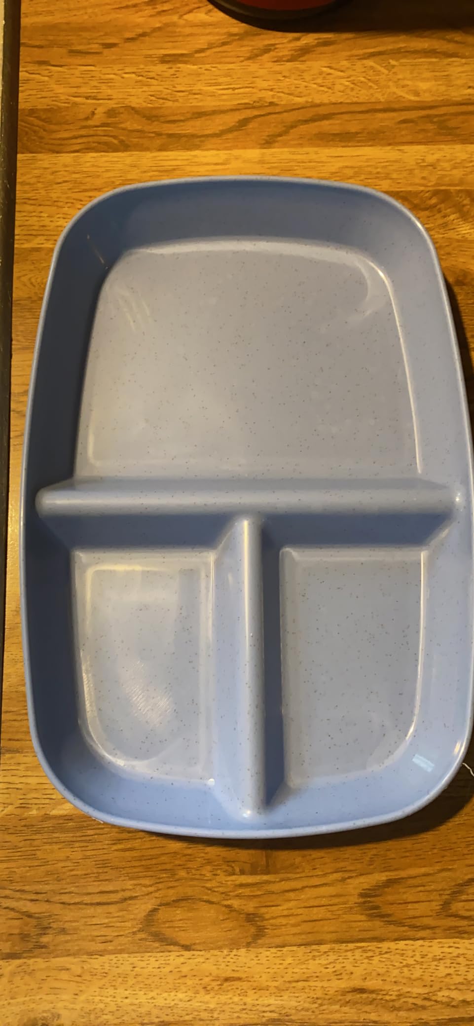 Divided Plates 10.5 Inch for Adults, Portion Control Bariatric Plate, Wheat Straw Plates with 3 Compartments, Unbreakable Reusable Portion Control Plates, BPA Free(4PCS) (INS Series-4PACK) customer photo 2