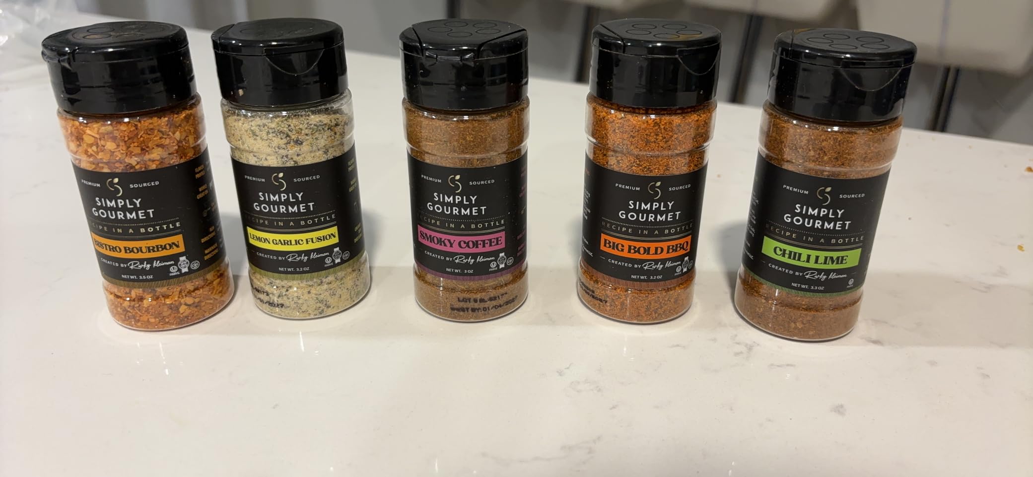 Spice Box Gift Set 5x 3oz Bottles | Premium Blends With Recipe Cards | Best Gift for Foodies | Recipe in a Bottle | Miniature Cooking Adventure in a Box | Simply Gourmet by Rivky Kleiman (Packaging may Vary) customer photo 2